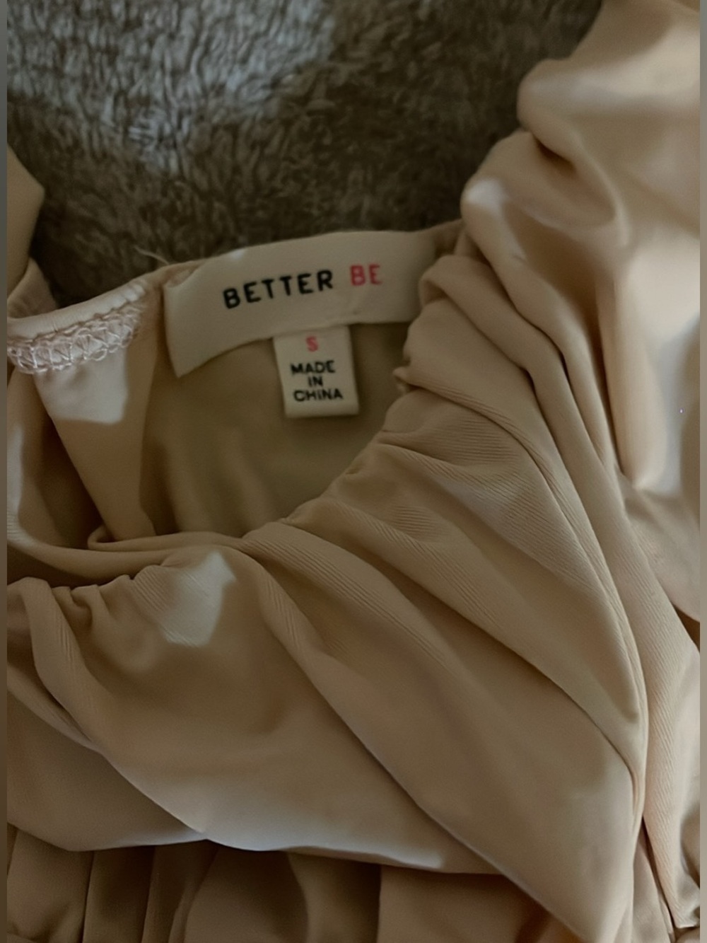 Better Be Cream Ruched-Front Spaghetti Strap Mini Dress - Picture 3 of 3